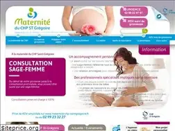 Sites similar to maternite-chp-saintgregoire.fr