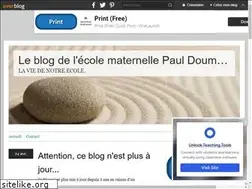 Sites similar to materpauldoumer.over-blog.com