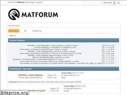 Sites similar to matforum.se