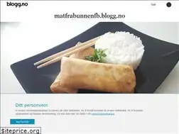 Sites similar to matfrabunnenfb.blogg.no