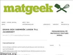 Sites similar to matgeek.se