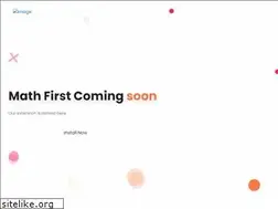 Sites similar to math-first.com