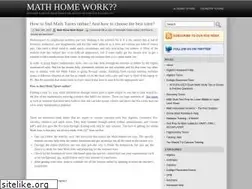 Sites similar to math-homeworkhelp.com