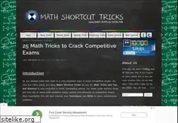 Sites similar to math-shortcut-tricks.com