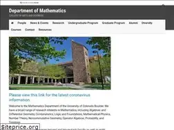 Sites similar to math.colorado.edu