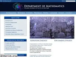 Sites similar to math.columbia.edu