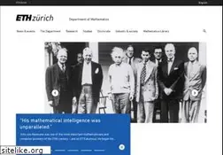 Sites similar to math.ethz.ch