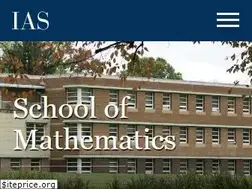 Sites similar to math.ias.edu