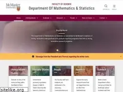 Sites similar to math.mcmaster.ca