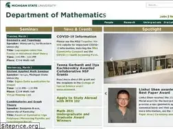 Sites similar to math.msu.edu