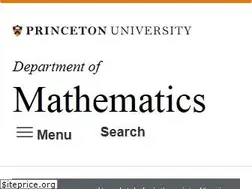 Sites similar to math.princeton.edu