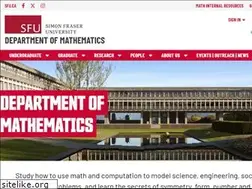 Sites similar to math.sfu.ca