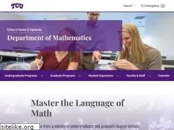 Sites similar to math.tcu.edu