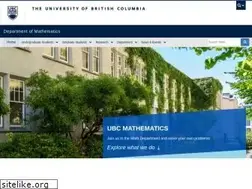Sites similar to math.ubc.ca