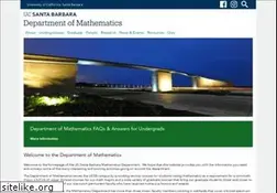 Sites similar to math.ucsb.edu