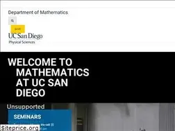 Sites similar to math.ucsd.edu