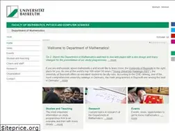 Sites similar to math.uni-bayreuth.de