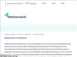 Sites similar to math.uni-paderborn.de