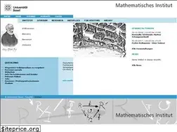 Sites similar to math.unibas.ch