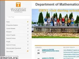 Sites similar to math.utk.edu