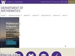 Sites similar to math.washington.edu