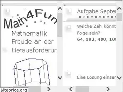 Sites similar to math4fun.de