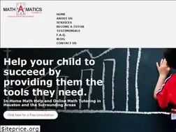 Sites similar to mathamaticstutoring.com