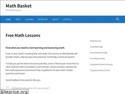 Sites similar to mathbasket.com