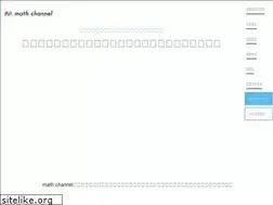 Sites similar to mathchannel.jp