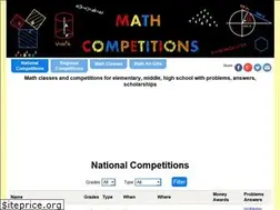 Sites similar to mathcompetitions.info