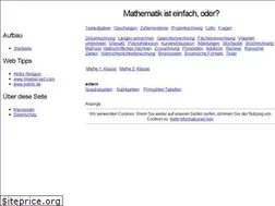 Sites similar to mathe-ist-einfach.de