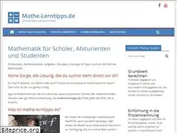 Sites similar to mathe-lerntipps.de