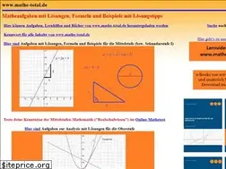 Sites similar to mathe-total.de