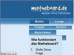 Sites similar to matheboard.de