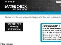 Sites similar to mathecheck.at