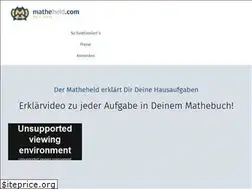 Sites similar to matheheld.com