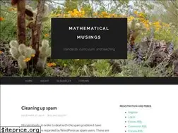 Sites similar to mathematicalmusings.org