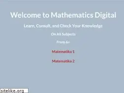 Sites similar to mathematics.digital
