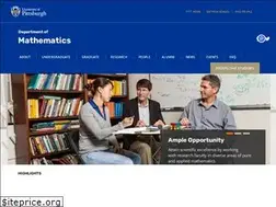Sites similar to mathematics.pitt.edu