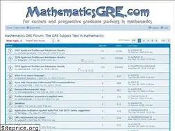 Sites similar to mathematicsgre.com