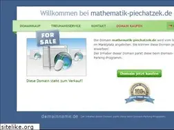Sites similar to mathematik-piechatzek.de