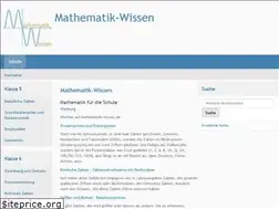 Sites similar to mathematik-wissen.de