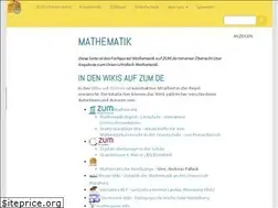 Sites similar to mathematik.zum.de