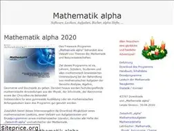 Sites similar to mathematikalpha.de