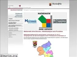 Sites similar to mathematikohnegrenzen.de