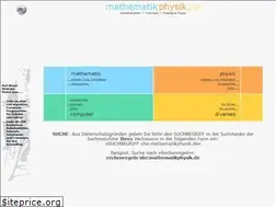 Sites similar to mathematikphysik.de