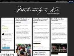 Sites similar to mathematiquesnoir.com