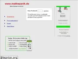 Sites similar to mathepanik.de