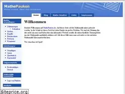 Sites similar to mathepauken.de