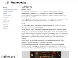 Sites similar to mathepedia.de